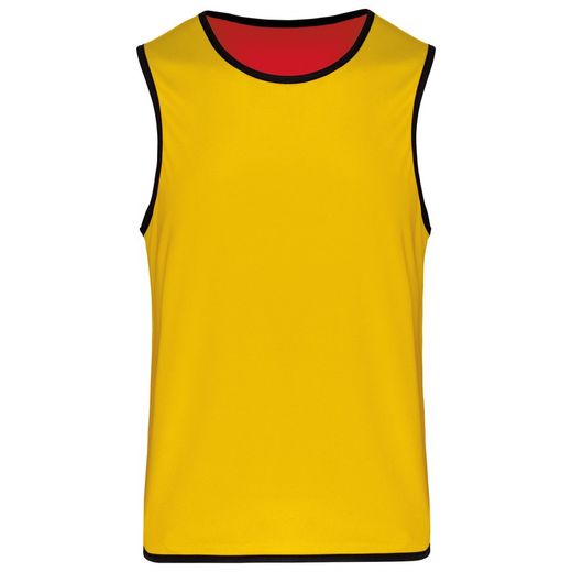 Wendbares Rugby-Lätzchen für Kinder Lime / Spicy Orange