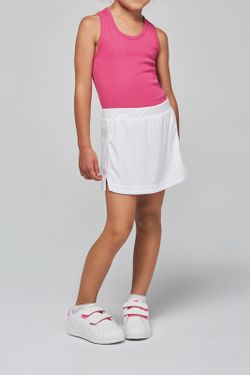 Kindertennisrock Schwarz