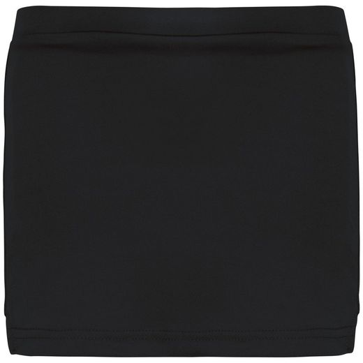 Kindertennisrock Schwarz