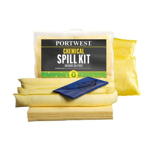 Kit Derramento Químico 50 Litros