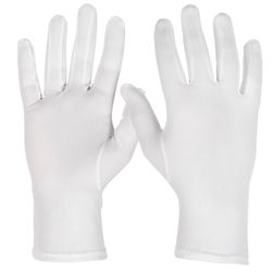 LIGHT PARADE, guante de algodón blanco T. única