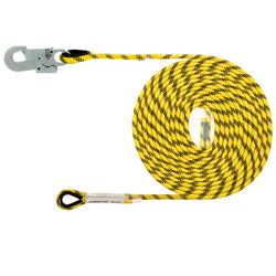 LÍNEA DE VIDA 50 m, 14 mm diámetro con mosquetón 80111