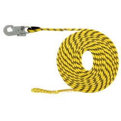 LÍNEA VIDA HORIZONTAL 5 m, poliéster10,5 mm con mosquetón
