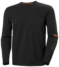 Logo Longsleeve Helly Hansen Black