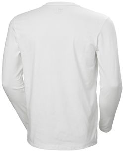 Logo Longsleeve Helly Hansen White