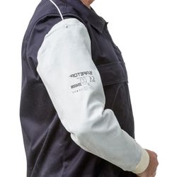 MANGAS al Hombro de Cuero, Grises Calidad Standard