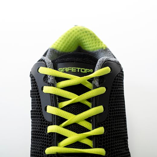 MARIO, zapato S1P deportivo negro-verde metal free
