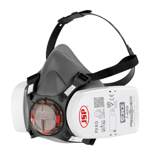 Force8-Maske mit Press To Check P3-Patronen