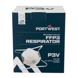 Mascarilla moldeada con válvula FFP3