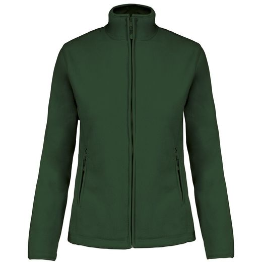 Mikrofleece-Jacke mit Reißverschluss für Damen