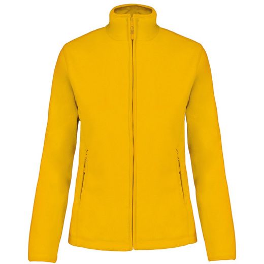 Mikrofleece-Jacke mit Reißverschluss für Damen
