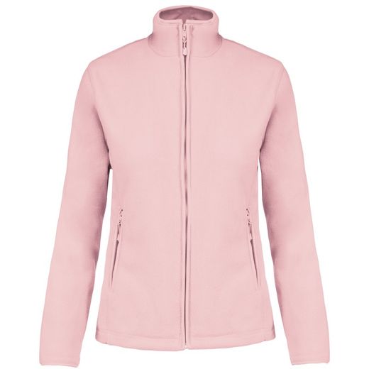 Mikrofleece-Jacke mit Reißverschluss für Damen