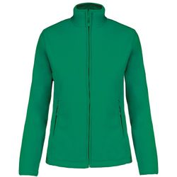 Mikrofleece-Jacke mit Reißverschluss für Damen