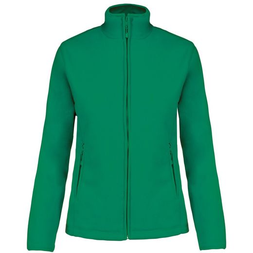 Mikrofleece-Jacke mit Reißverschluss für Damen