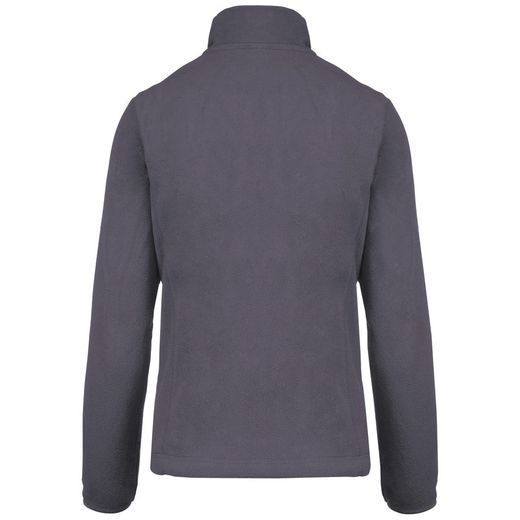 Mikrofleece-Jacke mit Reißverschluss für Damen