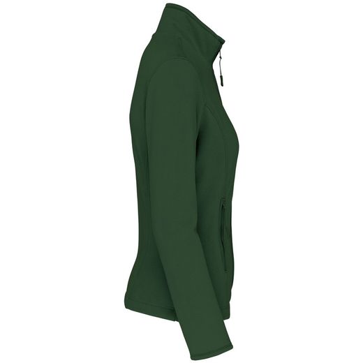 Mikrofleece-Jacke mit Reißverschluss für Damen