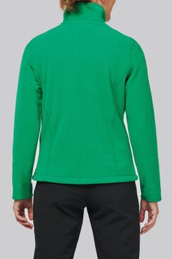 Mikrofleece-Jacke mit Reißverschluss für Damen