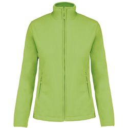 Mikrofleece-Jacke mit Reißverschluss für Damen