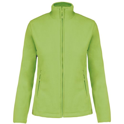 Mikrofleece-Jacke mit Reißverschluss für Damen