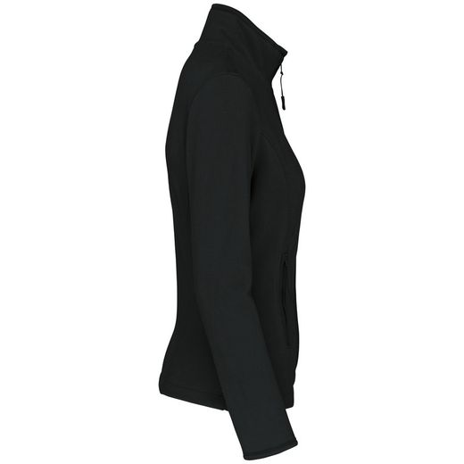 Mikrofleece-Jacke mit Reißverschluss für Damen