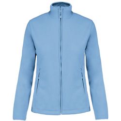 Mikrofleece-Jacke mit Reißverschluss für Damen