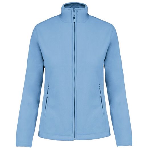 Mikrofleece-Jacke mit Reißverschluss für Damen
