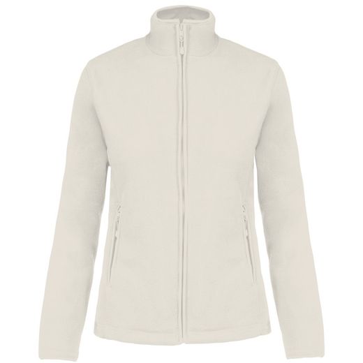 Mikrofleece-Jacke mit Reißverschluss für Damen