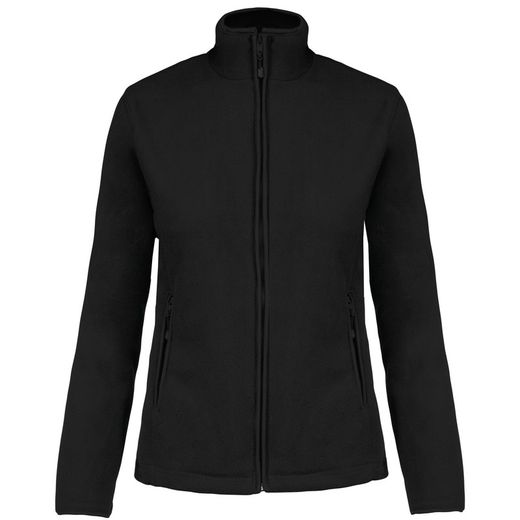 Mikrofleece-Jacke mit Reißverschluss für Damen