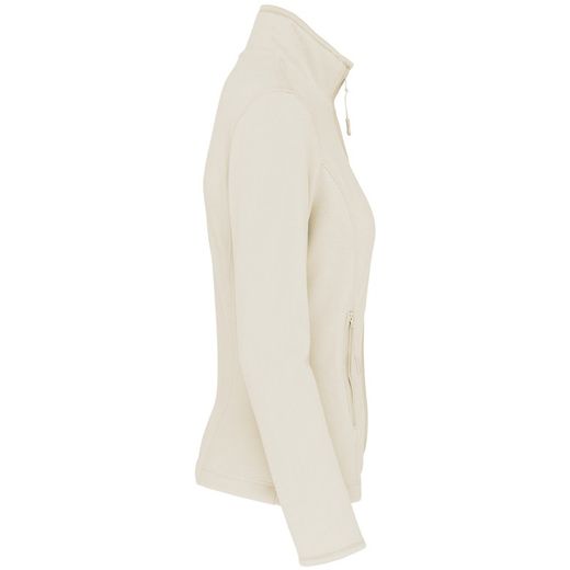 Mikrofleece-Jacke mit Reißverschluss für Damen