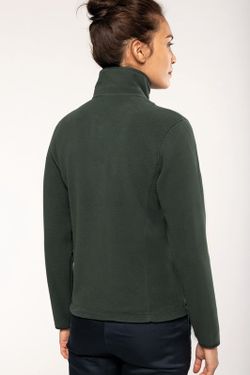 Mikrofleece-Jacke mit Reißverschluss für Damen