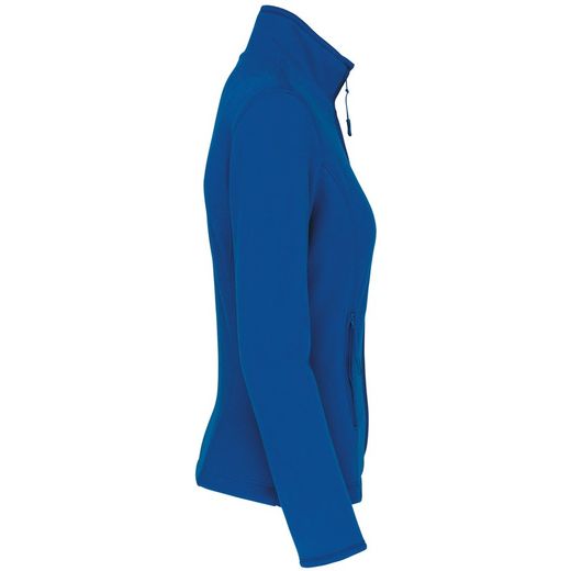 Mikrofleece-Jacke mit Reißverschluss für Damen