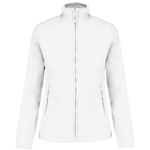 Mikrofleece-Jacke mit Reißverschluss für Damen