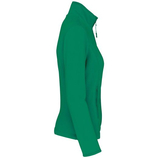 Mikrofleece-Jacke mit Reißverschluss für Damen