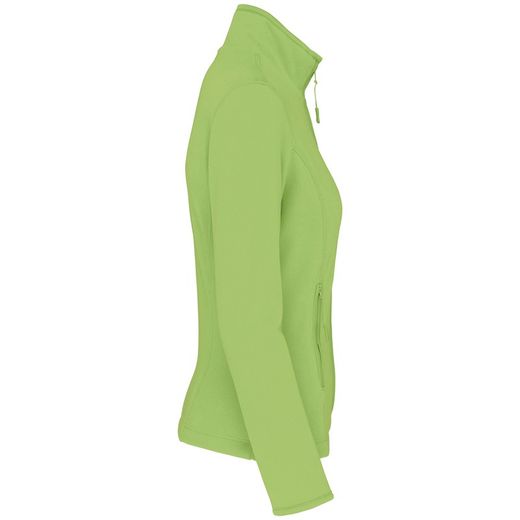 Mikrofleece-Jacke mit Reißverschluss für Damen