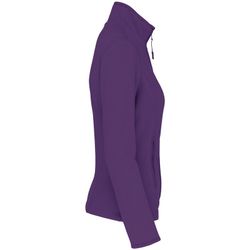 Mikrofleece-Jacke mit Reißverschluss für Damen