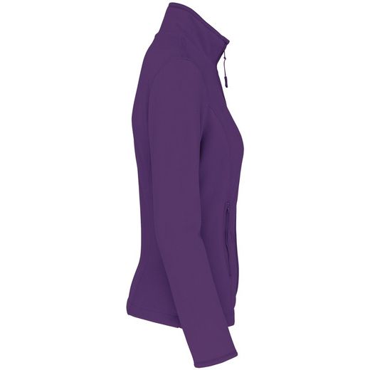 Mikrofleece-Jacke mit Reißverschluss für Damen