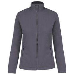 Mikrofleece-Jacke mit Reißverschluss für Damen