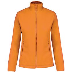 Mikrofleece-Jacke mit Reißverschluss für Damen
