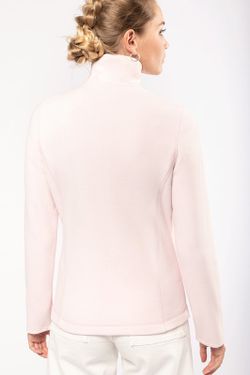 Mikrofleece-Jacke mit Reißverschluss für Damen
