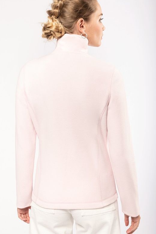 Mikrofleece-Jacke mit Reißverschluss für Damen