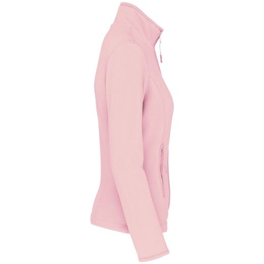 Mikrofleece-Jacke mit Reißverschluss für Damen