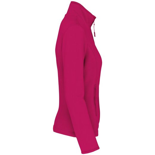 Mikrofleece-Jacke mit Reißverschluss für Damen