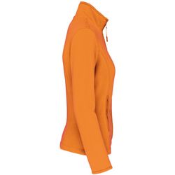 Mikrofleece-Jacke mit Reißverschluss für Damen