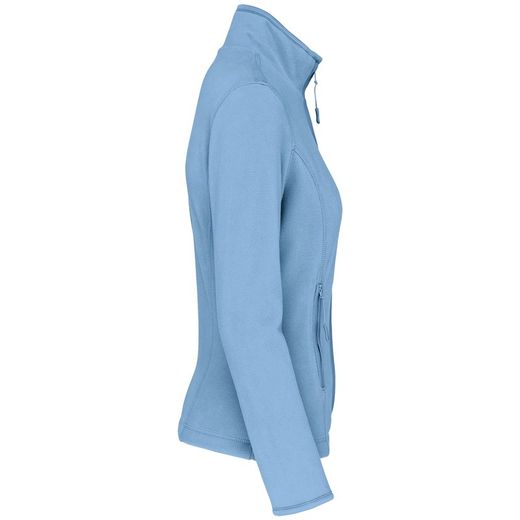 Mikrofleece-Jacke mit Reißverschluss für Damen