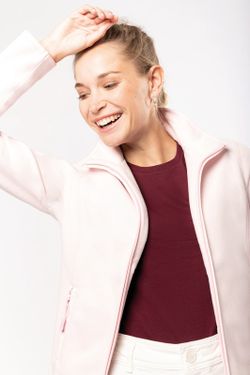 Mikrofleece-Jacke mit Reißverschluss für Damen