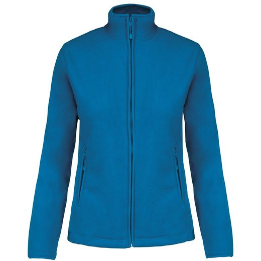 Mikrofleece-Jacke mit Reißverschluss für Damen