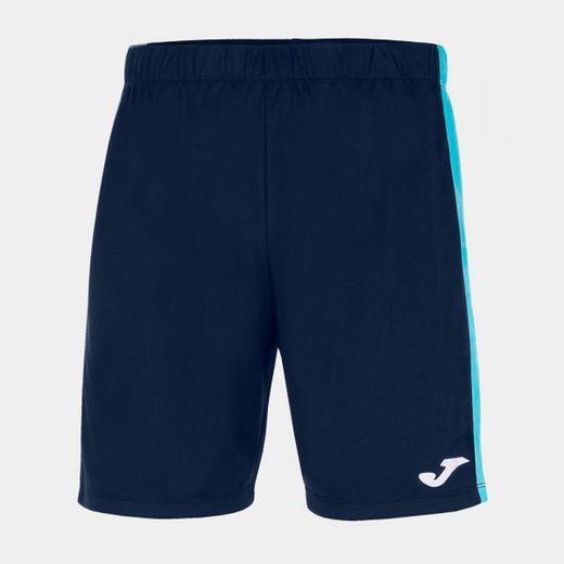 Maxi Short Marine Foncé-Turquoise Fluo