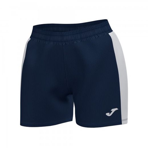 Maxi Short Marine Foncé-Blanc