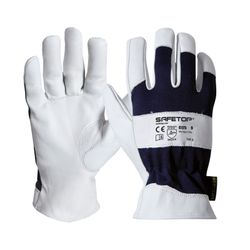 MICHIGAN FLEX, guante de poliéster y piel flor cabra