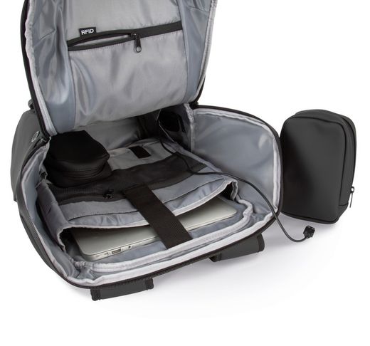 Waterproof Anti-Theft Backpack With Helmet Holder